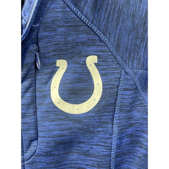 Indianapolis Colts Women’s Full Zip Jacket Fleece Lined Pocket For Earbuds Med. - Picture 6 of 6